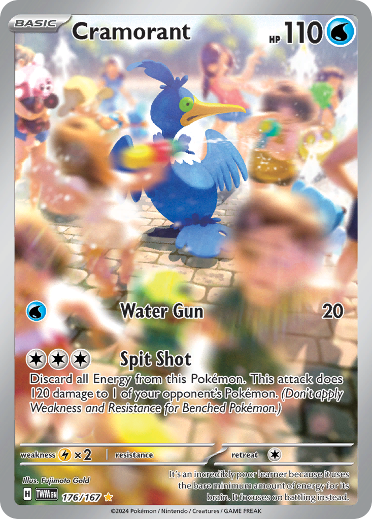 Cramorant 176/167 Twilight Masquerade Pokémon card | Pokebundles Ireland