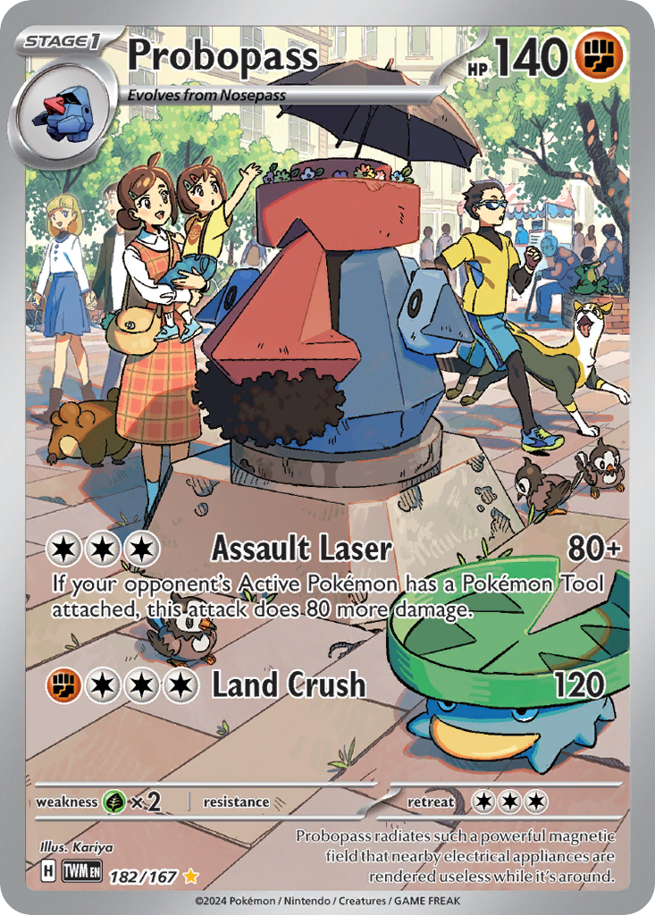 Probopass 182/167 Twilight Masquerade Pokémon card | Pokebundles Ireland
