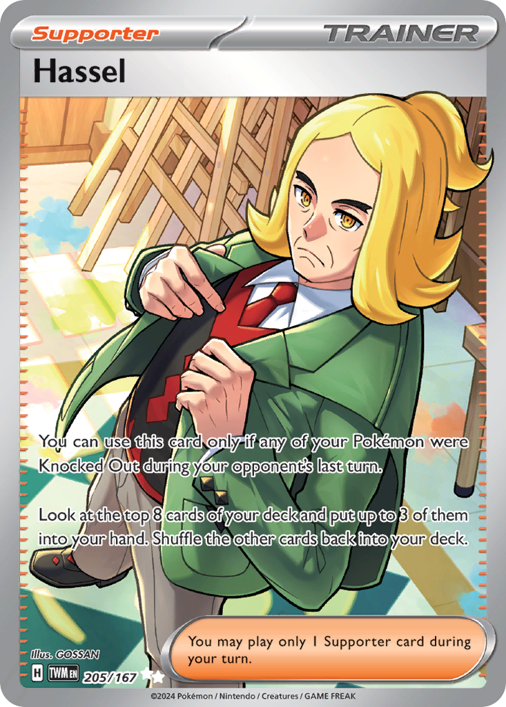 Hassel 205/167 Twilight Masquerade Pokémon card | Pokebundles Ireland