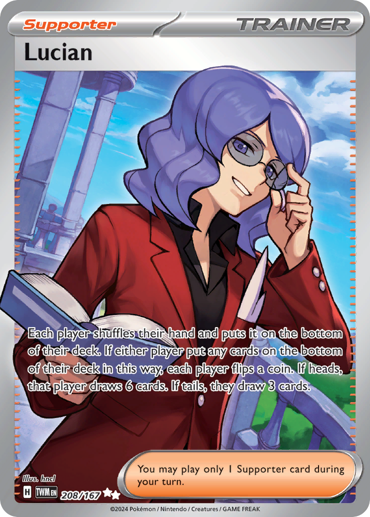 Lucian 208/167 Twilight Masquerade Pokémon card | Pokebundles Ireland