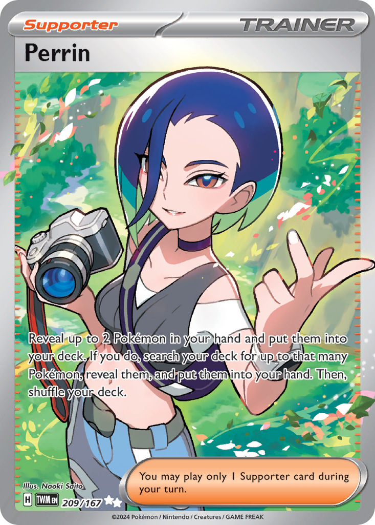 Perrin 209/167 Twilight Masquerade Pokémon card | Pokebundles Ireland