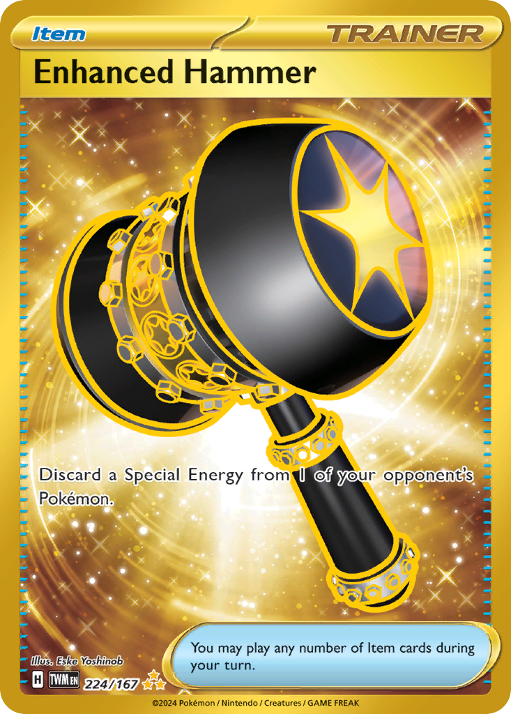 Enhanced Hammer 224/167 Twilight Masquerade Pokémon card | Pokebundles Ireland