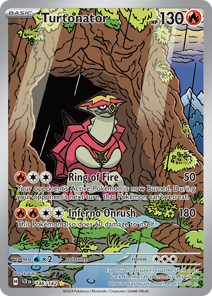 Turtonator 146/142 Stellar Crown Pokémon card | Pokebundles Ireland