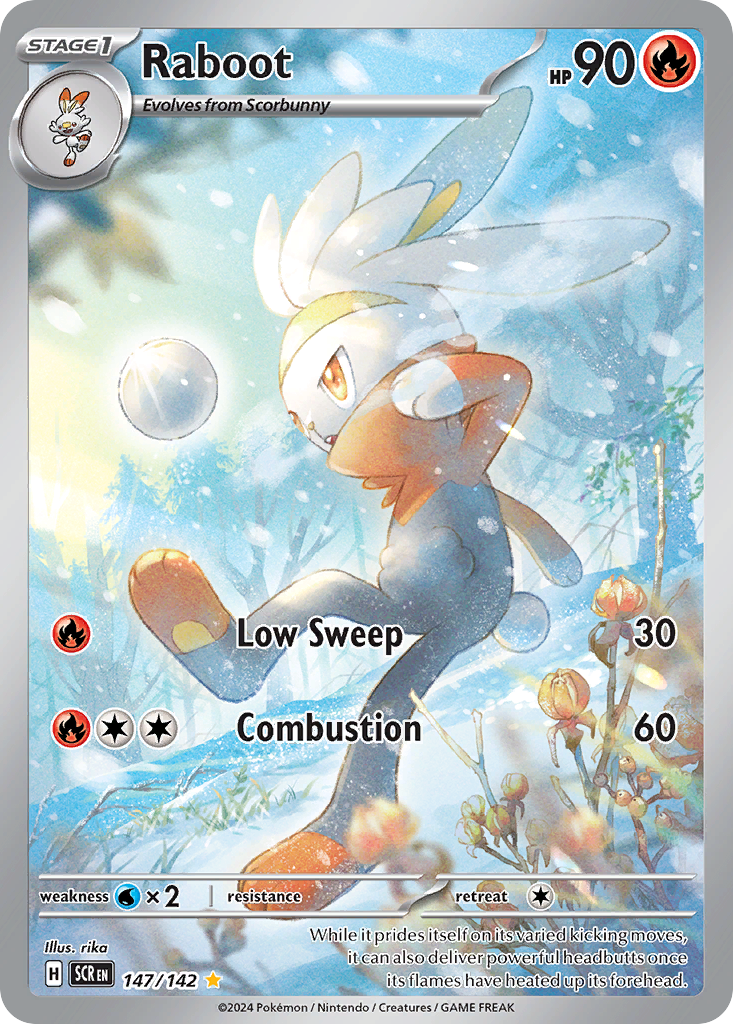Raboot 147/142 Stellar Crown Pokémon card | Pokebundles Ireland