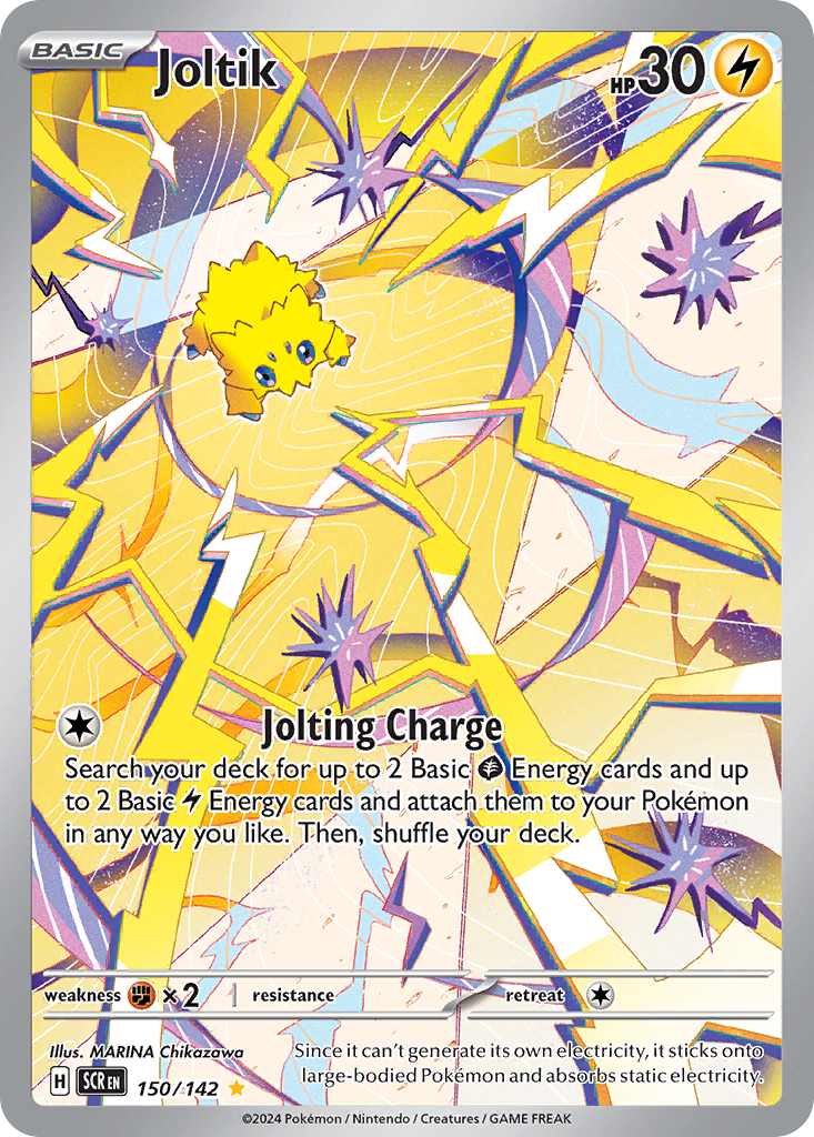 Joltik 150/142 Stellar Crown Pokémon card | Pokebundles Ireland