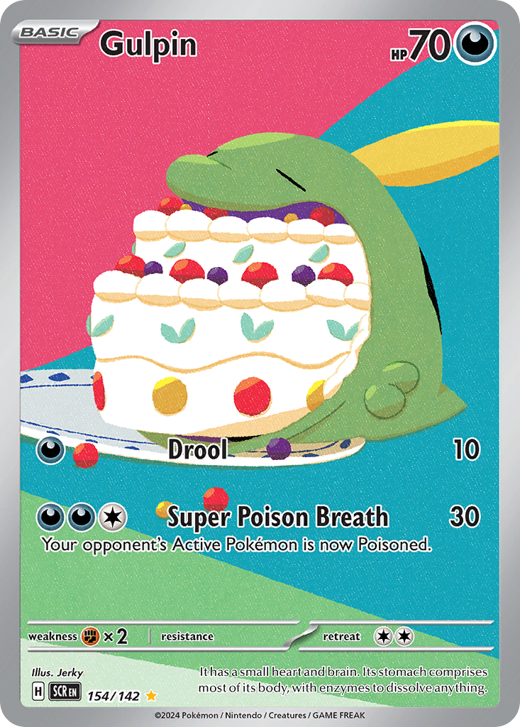 Gulpin 154/142 Stellar Crown Pokémon card | Pokebundles Ireland
