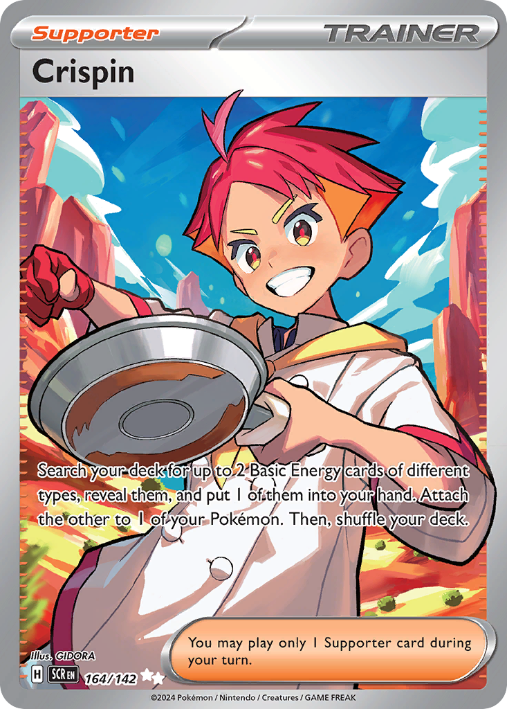 Crispin 164/142 Stellar Crown Pokémon card | Pokebundles Ireland