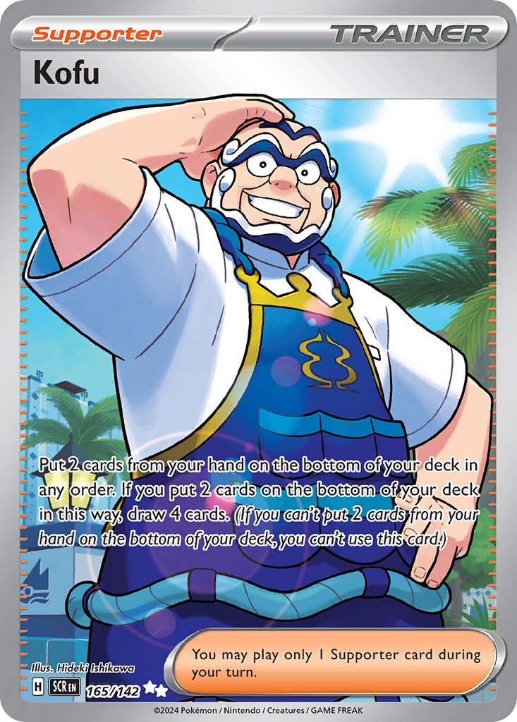 Kofu 165/142 Stellar Crown Pokémon card | Pokebundles Ireland