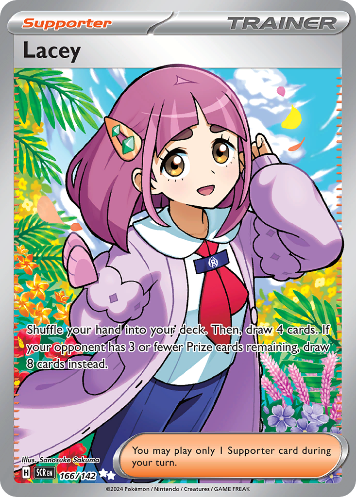 Lacey 166/142 Stellar Crown Pokémon card | Pokebundles Ireland