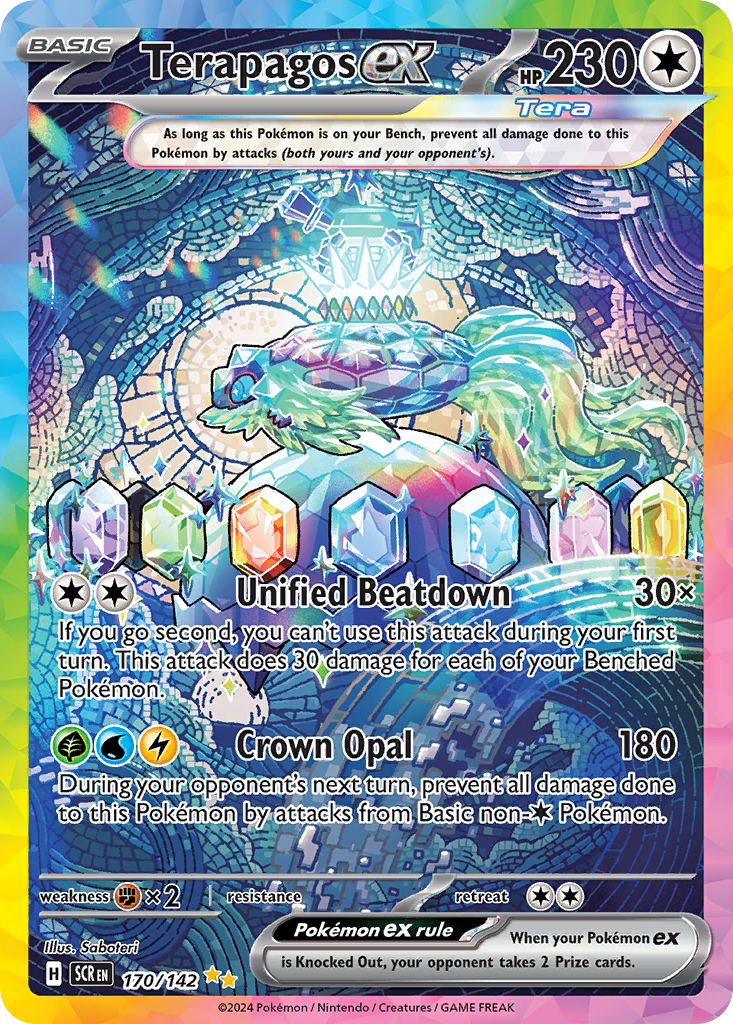 Terapagos ex 170/142 Stellar Crown Pokémon card | Pokebundles Ireland