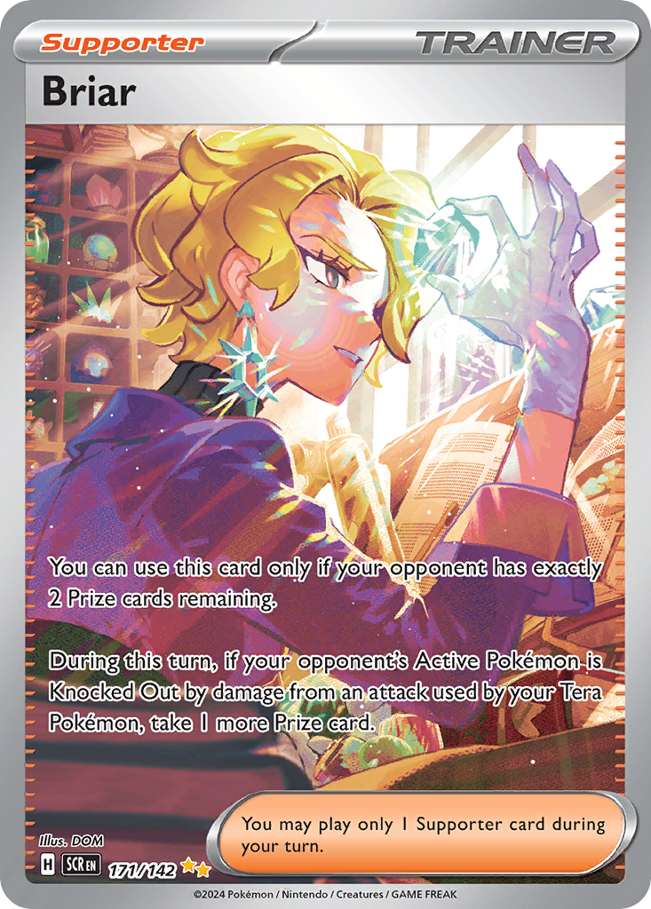 Briar 171/142 Stellar Crown Pokémon card | Pokebundles Ireland