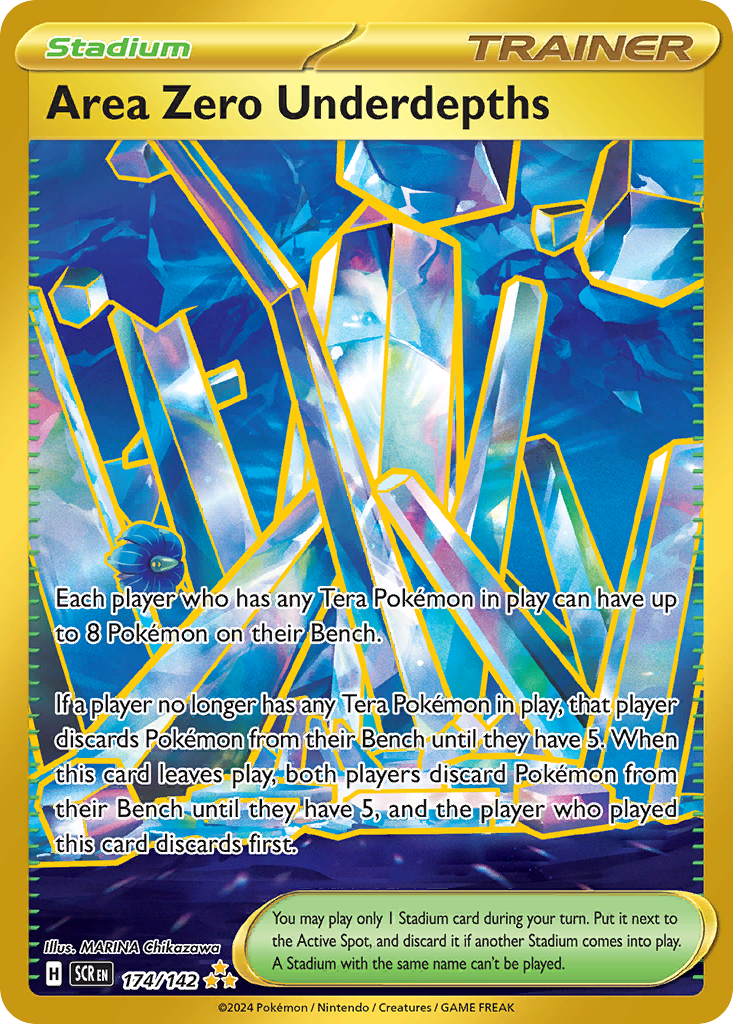 Area Zero Underdepths 174/142 Stellar Crown Pokémon card | Pokebundles Ireland
