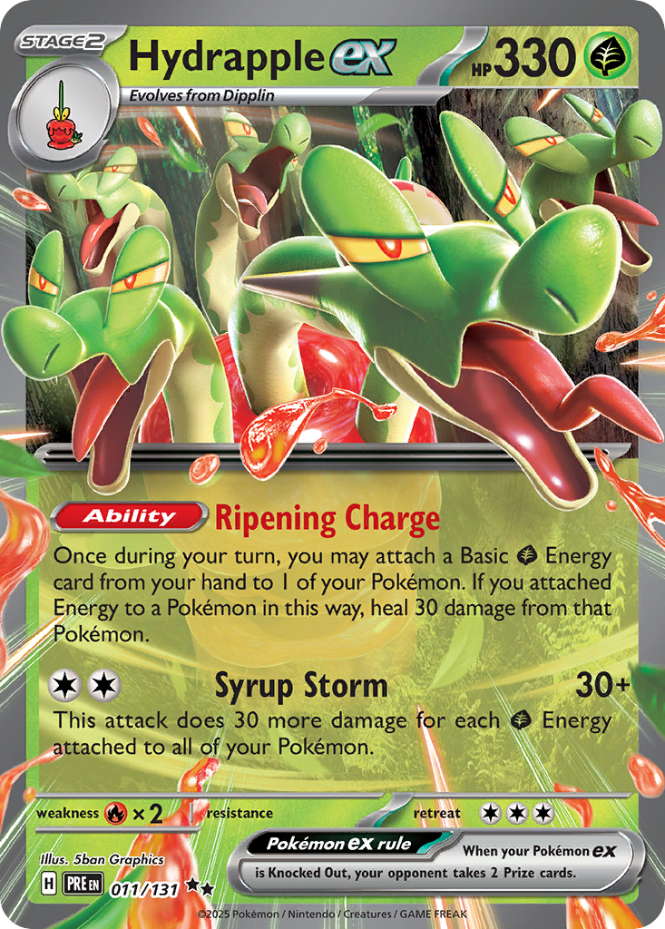 Hydrapple ex 011/131 Prismatic Evolutions Pokémon card | Pokebundles Ireland