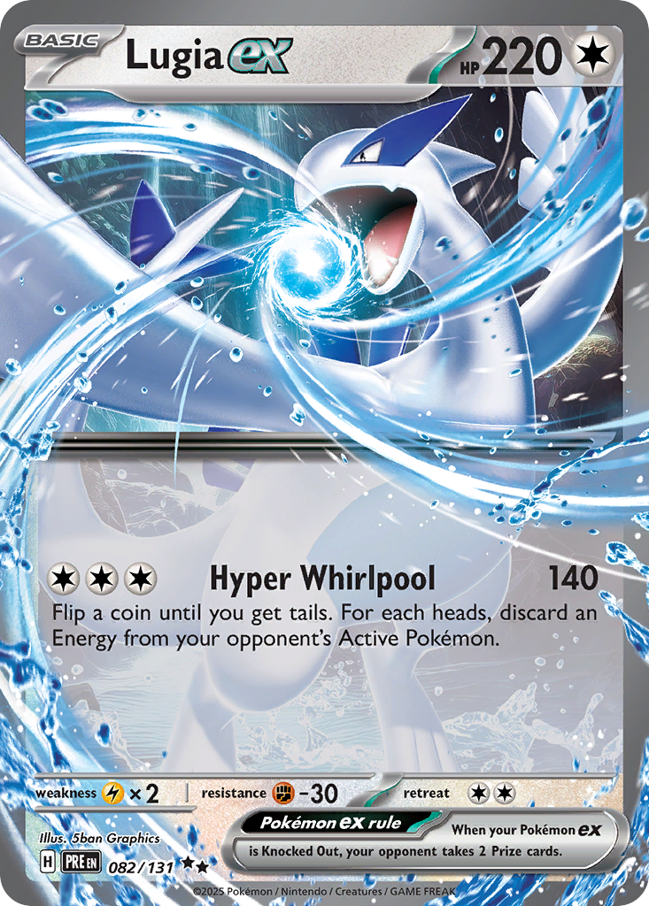 Lugia ex 082/131 Prismatic Evolutions Pokémon card | Pokebundles Ireland