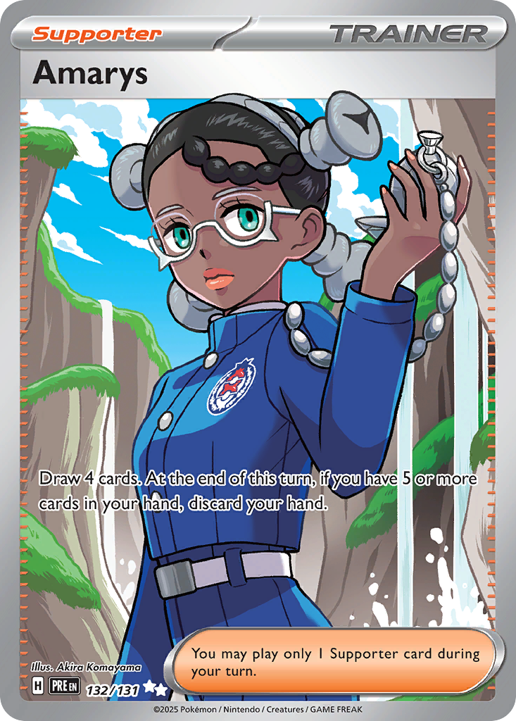 Amarys 132/131 Prismatic Evolutions Pokémon card | Pokebundles Ireland