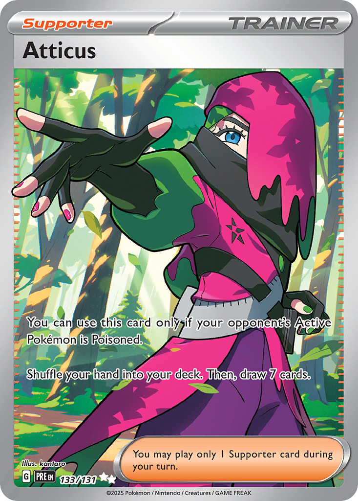 Atticus 133/131 Prismatic Evolutions Pokémon card | Pokebundles Ireland