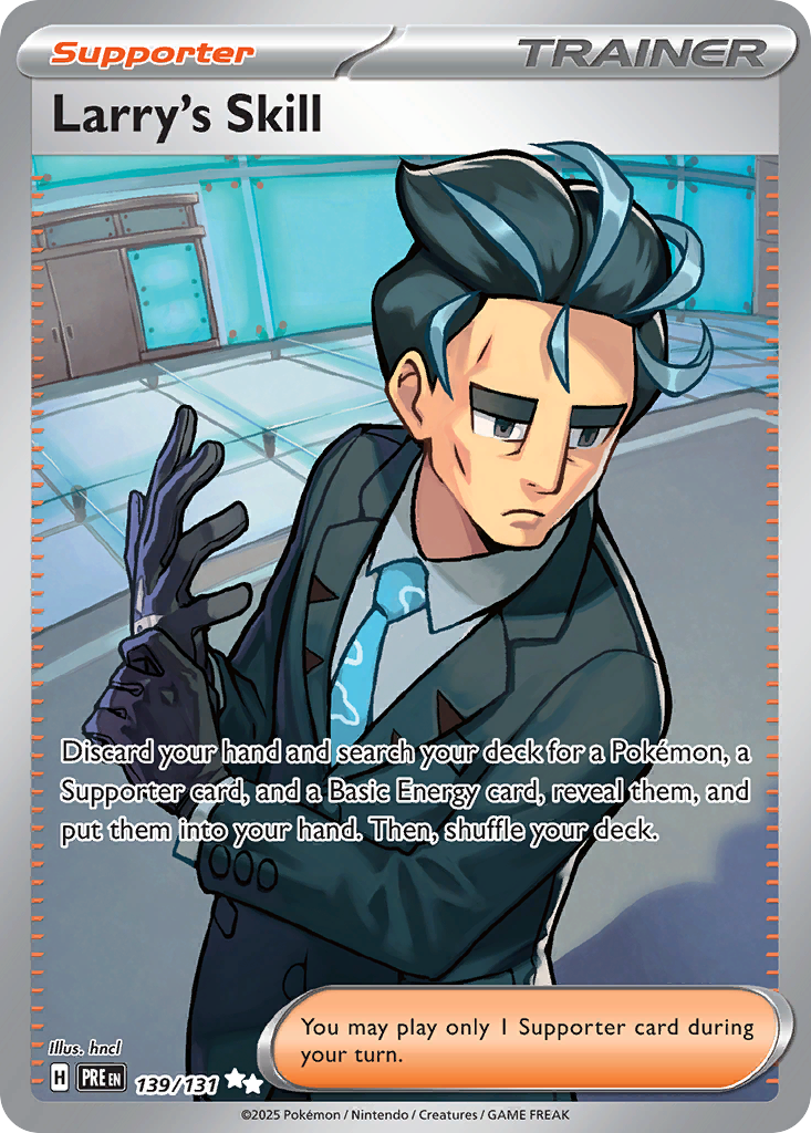 Larry's Skill 139/131 Prismatic Evolutions Pokémon card | Pokebundles Ireland