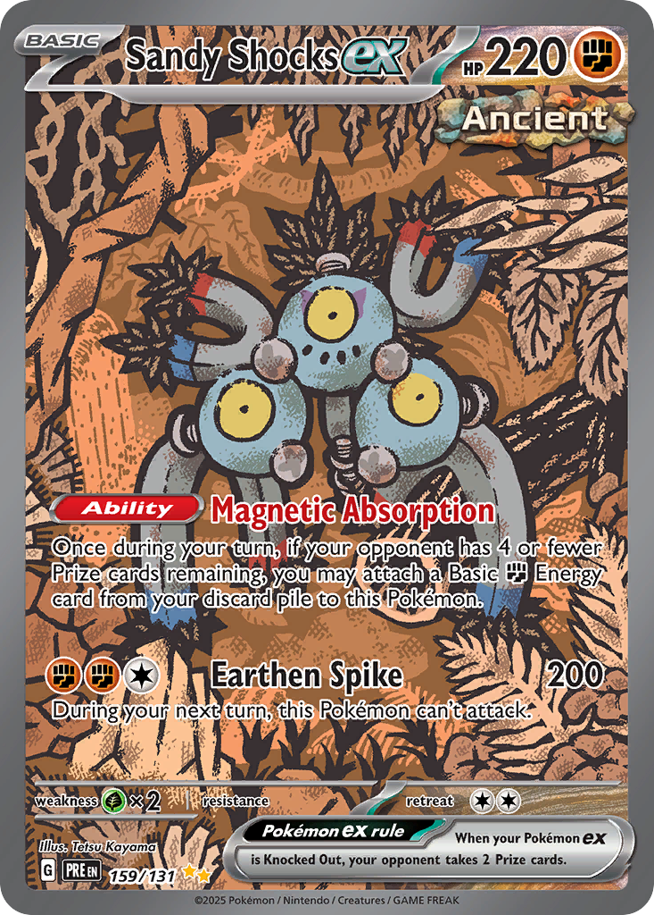 Sandy Shocks ex 159/131 Prismatic Evolutions Pokémon card | Pokebundles Ireland