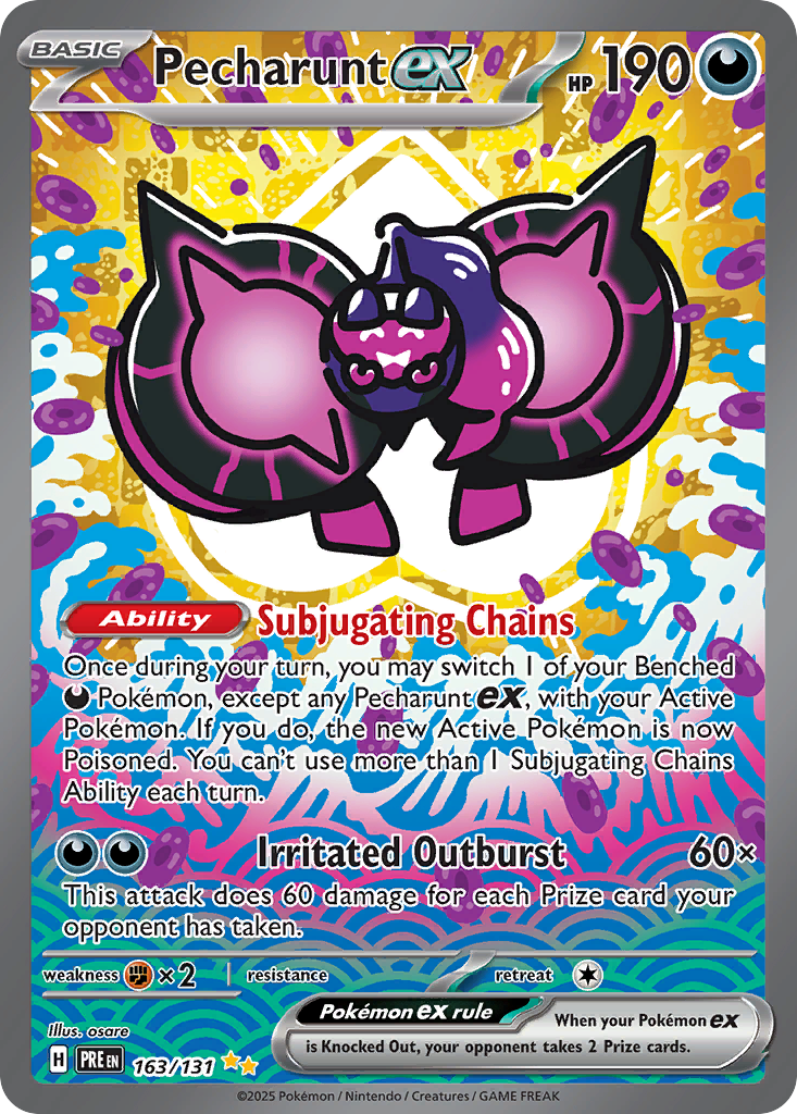 Pecharunt ex 163/131 Prismatic Evolutions Pokémon card | Pokebundles Ireland