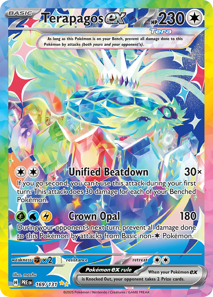 Terapagos ex 169/131 Prismatic Evolutions Pokémon card | Pokebundles Ireland
