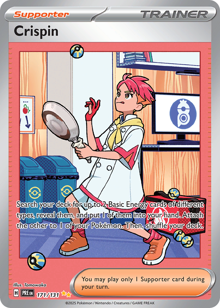 Crispin 171/131 Prismatic Evolutions Pokémon card | Pokebundles Ireland