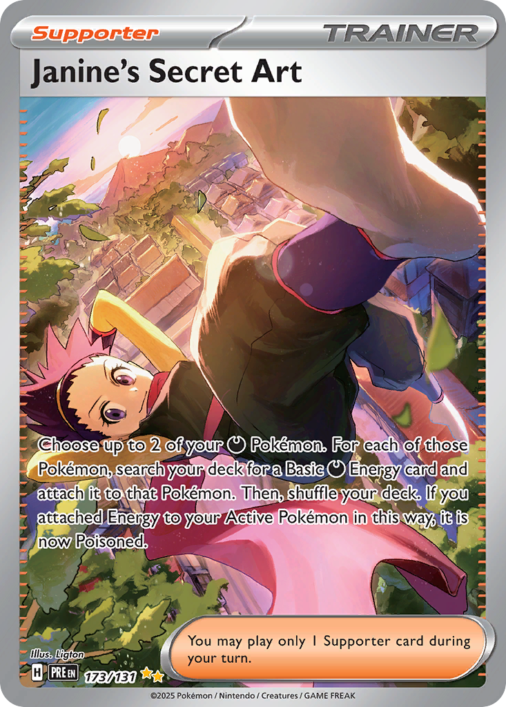 Janine's Secret Art 173/131 Prismatic Evolutions Pokémon card | Pokebundles Ireland