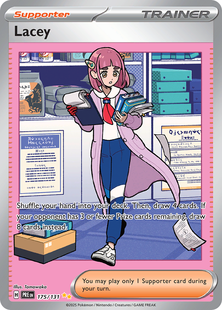 Lacey 175/131 Prismatic Evolutions Pokémon card | Pokebundles Ireland